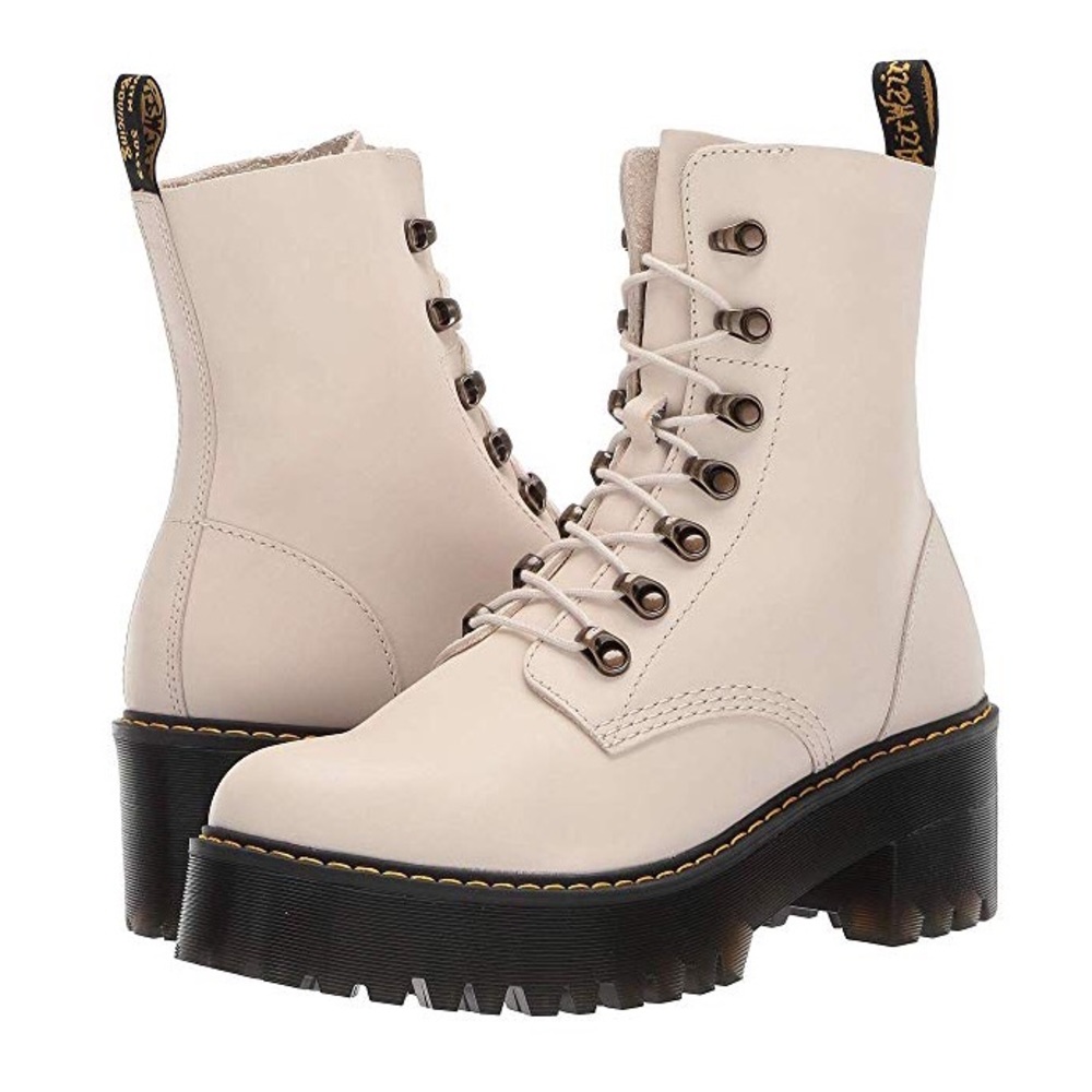Dr. Marten Leona Heeled Boots